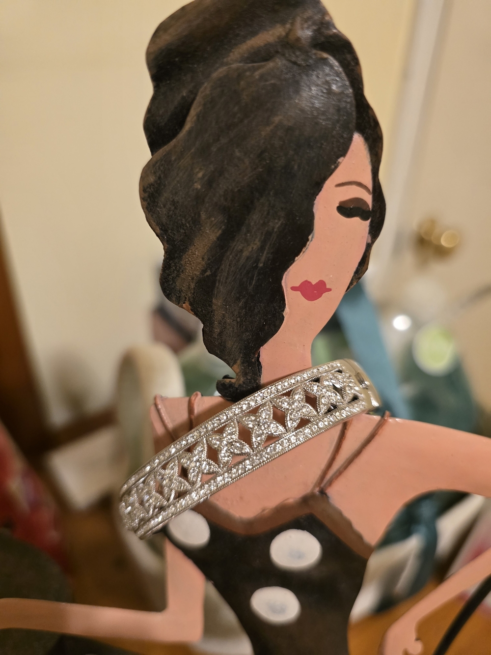 Silver Crystal-Accent Women's Bracelet